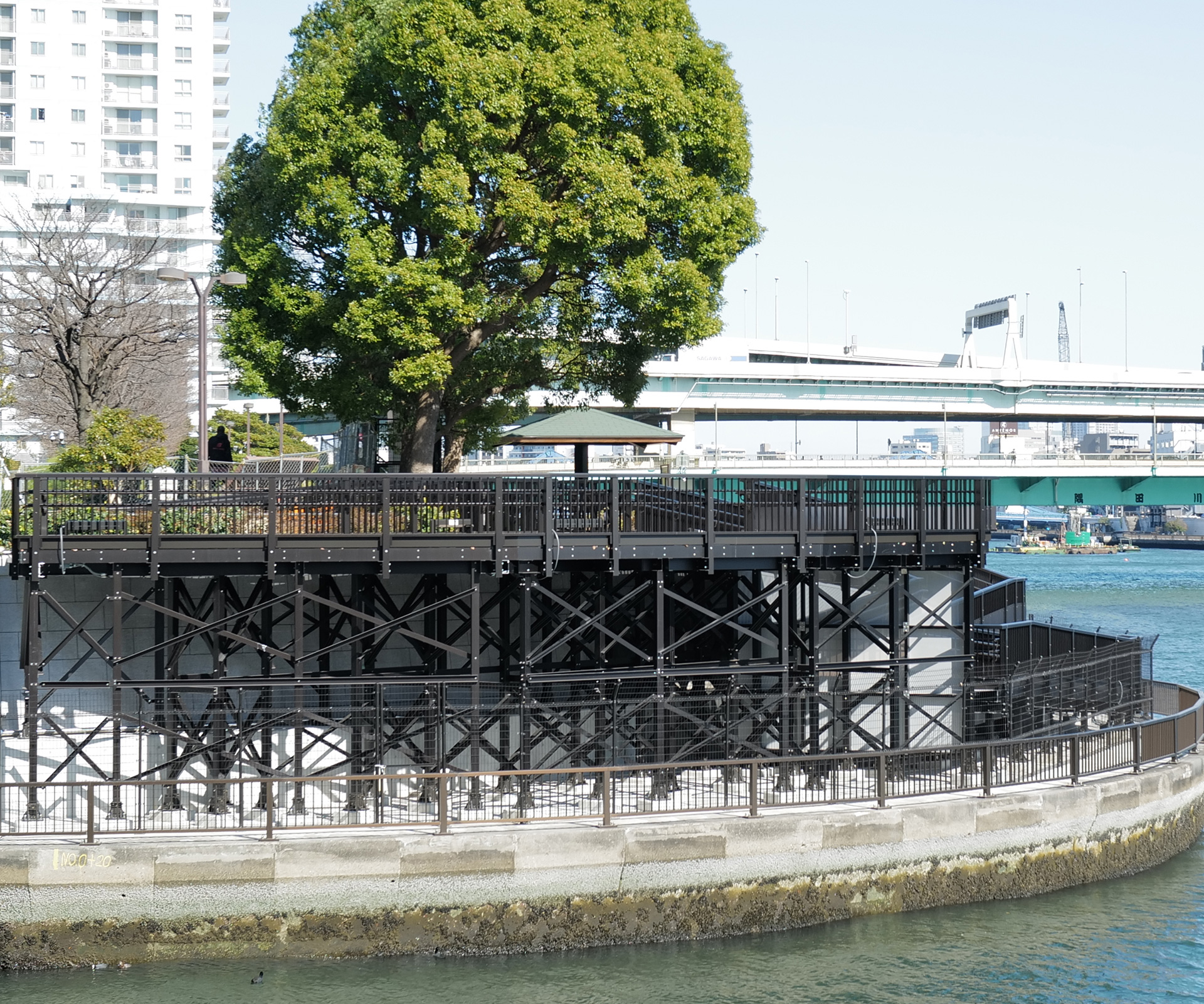 東京都 - 隅田川日本橋川合流部右岸